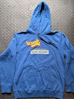 Idea X Marc Jacobs Blue 'Scratch & Win' Graphic Hoodie